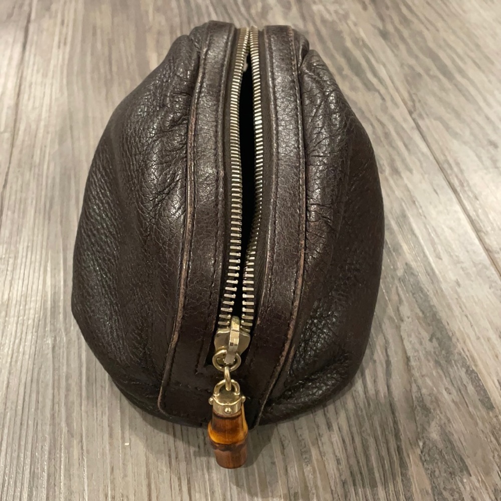 Authentic Gucci’s leather makeup bag / clutch bag
